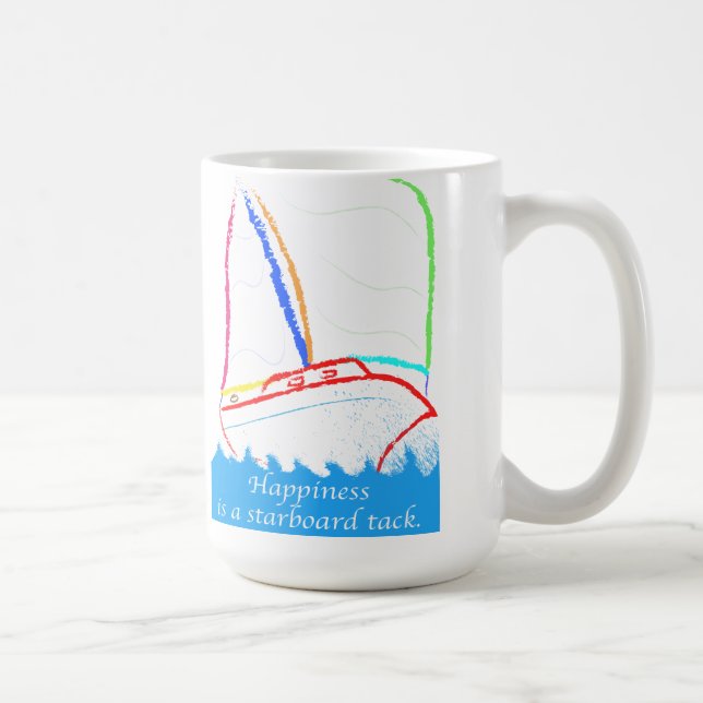 Caneca De Café Tack de Estibordo (Direita)