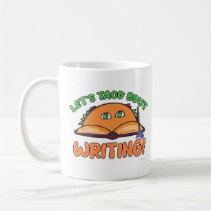 Caneca De Café Taco Bout Escrevendo Criança Engraçada Refeição de