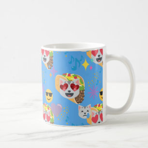 Caneca De Café taco cat emoji