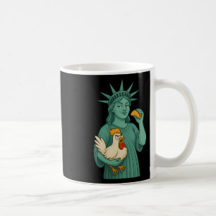 Caneca De Café Taco de Frango da Estátua da Liberdade Trump Sempr