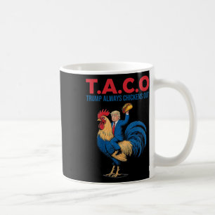Caneca De Café Taco Engraçado Trump Galinhas Taco Comida Mexicana
