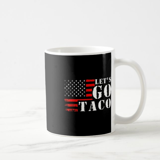 Caneca De Café Taco Engraçado Vamos Go Taco (Direita)