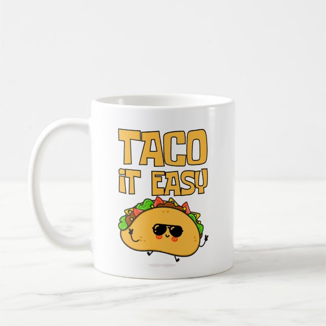 Caneca De Café Taco fácil (Esquerda)
