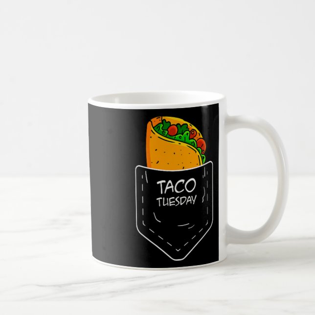 Caneca De Café Taco Na Minha Bolsa Terça-Feira Engraçada Fiesta (Direita)