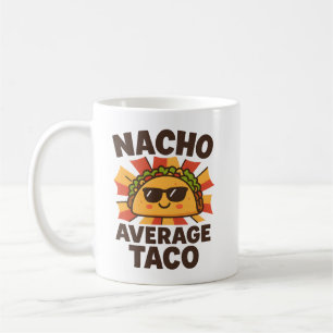 Caneca De Café Taco Não Médio Estilo de Desenho Engraçado