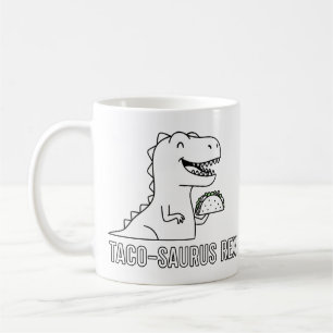 Caneca De Café Taco-Saurus Rex