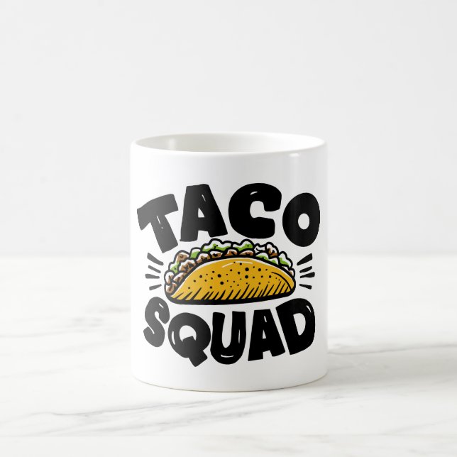 Caneca De Café Taco Squad (Centro)