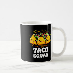 Caneca De Café Taco Squad Funny Fiesta Group Comida mexicana