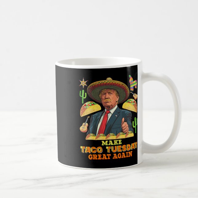 Caneca De Café Taco Terça-feira Faça Taco Terça-feira Excelente N (Direita)