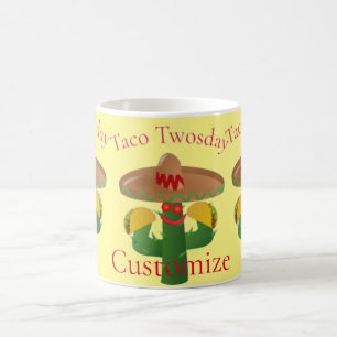 Caneca De Café Taco Terça-Feira Saguaro Cactus Thunder_Cove