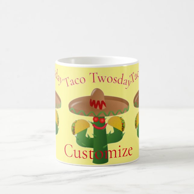 Caneca De Café Taco Terça-Feira Saguaro Cactus Thunder_Cove (Centro)