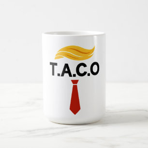 Caneca De Café Taco Trump Sempre Fala Frangos