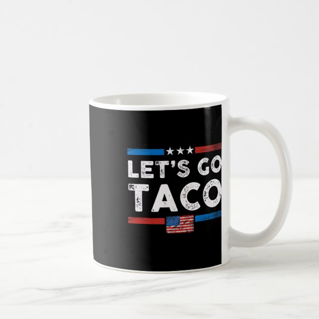 Caneca De Café Taco vamos Go - Vintage 1 (Direita)