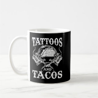 Caneca De Café Tacos Comidas mexicanos Tatuagem Artista de Tatuag