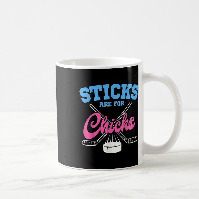 Caneca De Café Tacos de hóquei para meninas Varredora Goleira  (Direita)