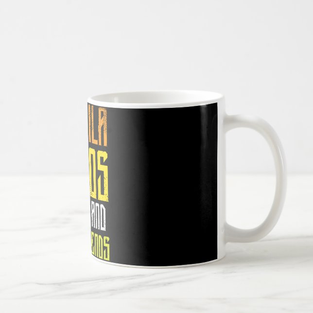 Caneca De Café Tacos de Tequila Melhores Amigos Divertido Cinco D (Direita)