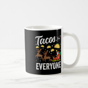 Caneca De Café Tacos Para Todos Natal Taco Natal Divertido Santa