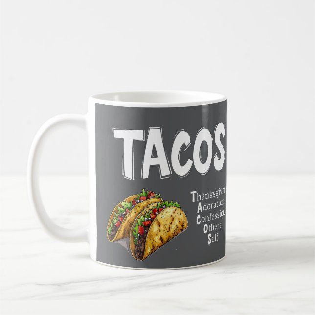 Caneca De Café TACOS Prayer Mug (Esquerda)
