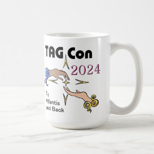Caneca De Café TAG Con 2024 para Atlantis e Back - Clássica Mug