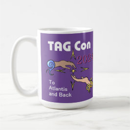 Caneca De Café TAG Con 2024 para Atlantis e Back - Purple Mug