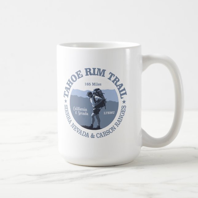 Caneca De Café Tahoe Rim Trail (Direita)