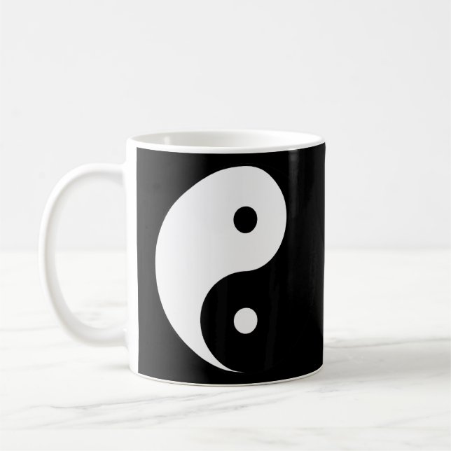 Caneca De Café Tai Chi Yin Yang Símbolo Hippie Peace Balance Phil (Esquerda)