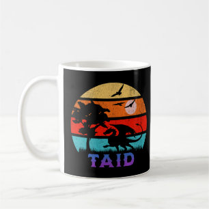 Caneca De Café Taid Retro Pôr do Sol Dragão Avô