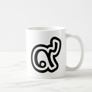 Caneca De Café Tailândia Lucky Número 9 / Nove / ๙ (Gao/Kao) Tail