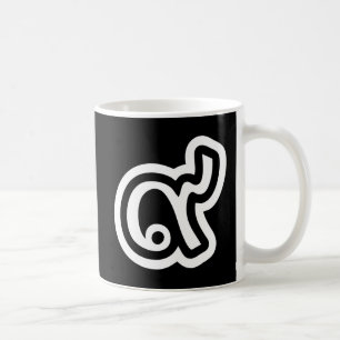 Caneca De Café Tailândia Lucky Número 9 / Nove / ๙ (Gao/Kao) Tail