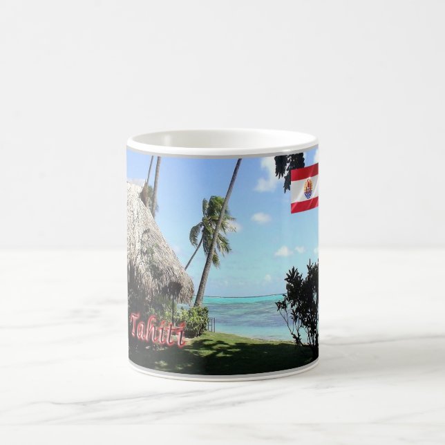 Caneca De Café Taiti - Polinésia Francesa - (Centro)