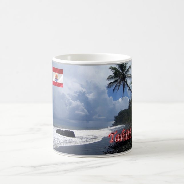 Caneca De Café Taiti - Praia - Polinésia Francesa - (Centro)