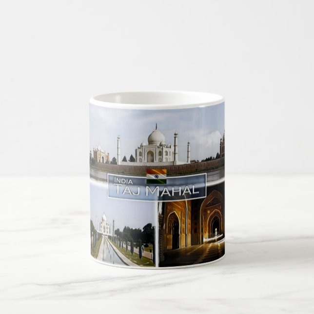 Caneca De Café Taj Mahal - Índia - (Centro)