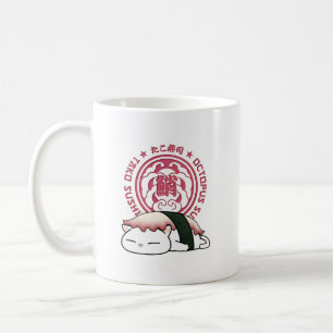 Caneca De Café Tako Octopus Sushi Cat