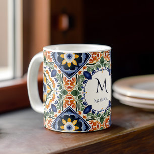 Caneca De Café Talavera Azulejo azulejo