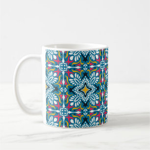 Caneca De Café Talavera Mosaico: Papel de parede multicultural se