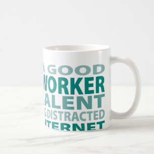 Caneca De Café Talento do assistente social 3%