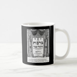 Caneca De Café Talmud "Wisdom/Deeds" Citação Oferta Cartões Camis
