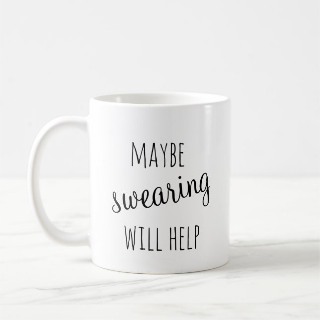 Caneca De Café Talvez o Sweing ajude a fazer xixi. (Esquerda)