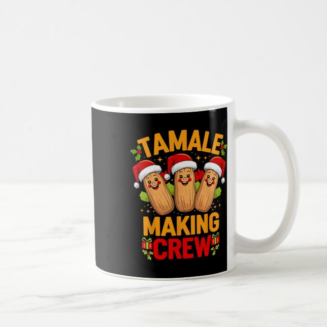 Caneca De Café Tamale Fazer Creative Season Engraçado Natal Mexic (Direita)