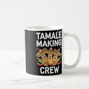 Caneca De Café Tamale Fazer Crew Engraçado Pijama de Natal Mexica