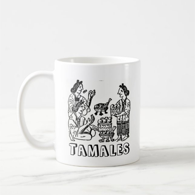 Caneca De Café Tamales (Codex de Florentine, século XVI) (Esquerda)