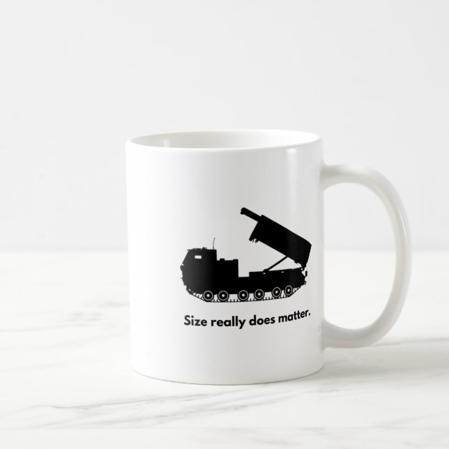Caneca De Café Tamanho Realmente Importa Sticker Mlrs (Direita)