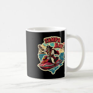 Caneca De Café Tampa Bay Pirata Flórida Jetski Barco Engraçado Ga