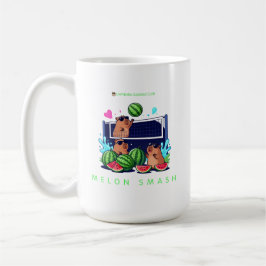 Caneca De Café Tampa de Esmagamento de Melão Capivara Clube de Ve