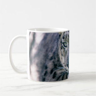 Caneca De Café Tampa-do-leopardo-da-neve