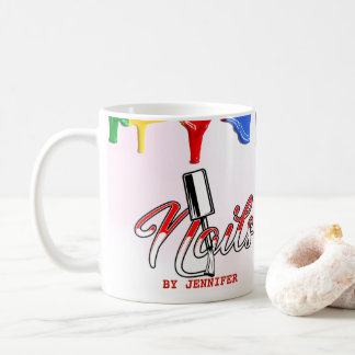 Caneca De Café Tampão técnico colorido personalizado