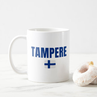 Caneca De Café TAMPERE Finlândia Bandeira