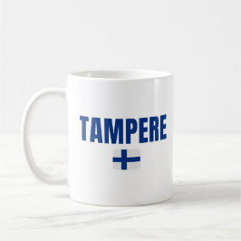 Caneca De Café TAMPERE Finlândia Bandeira