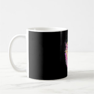 Caneca De Café Tan e Tipsy Summer Beach Vibes Pink Skeleton Han