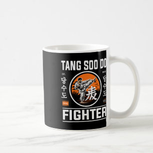 Caneca De Café Tang Soo Do Fighter - Pela Ventiladora Do Karate C
